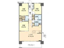 【神奈川県/横浜市金沢区富岡東】プレシス横浜ベイサイド 間取り図