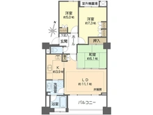 【神奈川県/横浜市磯子区杉田】エスト・グランディール杉田 間取り図