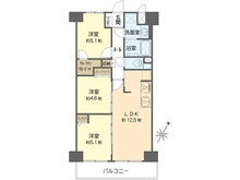 【神奈川県/横須賀市東浦賀】ライオンズヒルズ横須賀浦賀 間取り図
