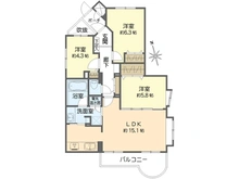 【神奈川県/三浦郡葉山町一色】マイキャッスル葉山 間取り図