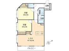 【神奈川県/逗子市池子】ライオンズマンション東逗子 間取り図