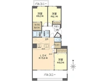 【神奈川県/横須賀市金谷】コモンシティ湘南衣笠 サウス・リッジ棟 間取り図