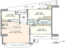 【神奈川県/茅ヶ崎市本村】エンゼル茅ヶ崎テラス 間取り図