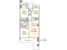 【神奈川県/横浜市栄区飯島町】ダイアパレスワンダースケープ 間取り図