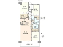 【神奈川県/鎌倉市岩瀬】ザ・パークハウスオイコス鎌倉大船 間取り図