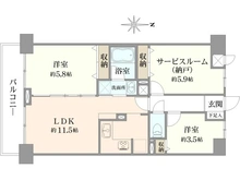 【神奈川県/平塚市錦町】クリオ平塚 十番館 間取り図