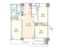 【神奈川県/横浜市港南区野庭町】野庭団地 604-4号棟 間取り図