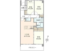 【神奈川県/鎌倉市七里ガ浜東】鎌倉七里ヶ浜パーク・ホームズ 間取り図
