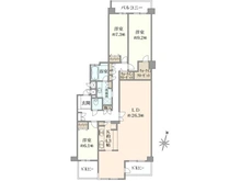 【神奈川県/鎌倉市岡本】ラシェール鎌倉岡本ハイライズ 間取り図