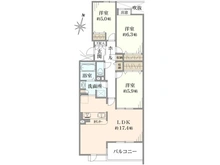 【神奈川県/鎌倉市玉縄】ガーデンハイツ鎌倉玉縄 間取り図
