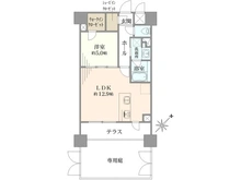 【神奈川県/横浜市中区富士見町】ガーラ・プレシャス横濱関内 間取り図