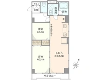【神奈川県/横浜市中区千歳町】マンション長者町 間取り図