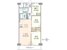 【神奈川県/横浜市栄区長沼町】恒陽戸塚マンション 間取り図
