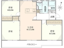 【神奈川県/横浜市磯子区洋光台】洋光台南第1団地 4－7号棟 間取り図