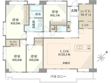 【神奈川県/横浜市磯子区森】プレステージ磯子 間取り図