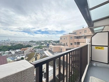 【神奈川県/横浜市磯子区滝頭】朝日パリオ横浜蒔田 1番館 バルコニー