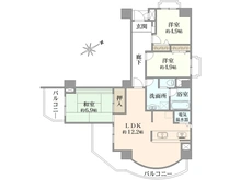 【神奈川県/横須賀市秋谷】シーサイドヒルズ・ノバ南葉山 A棟 間取り図
