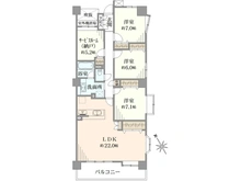 【神奈川県/鎌倉市大船】ライオンズマンション鎌倉大船 間取り図