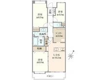【神奈川県/横浜市港南区日野】シティクレスト横浜上永谷 二番街 間取り図