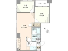 【神奈川県/横浜市中区扇町】レックス横浜関内 間取り図