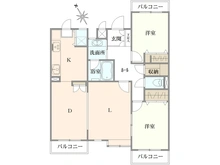 【神奈川県/鎌倉市由比ガ浜】東急クリエール由比が浜 間取り図