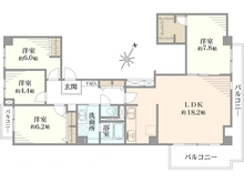 【神奈川県/横浜市栄区上郷町】港南台コートハウス 1号棟 間取り図
