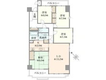 【神奈川県/藤沢市片瀬海岸】藤和江ノ島ホームズステージII 間取り図