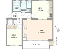 【神奈川県/横浜市青葉区美しが丘】たまプラーザ団地6街区 3号棟 間取り図