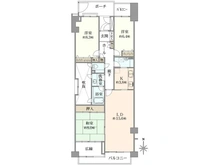 【神奈川県/横浜市港北区篠原町】ビューヒルズバームハイツ新横浜 間取り図