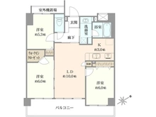 【神奈川県/横浜市青葉区荏田西】青葉・市が尾ガーデンハウス 間取り図