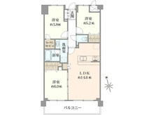 【神奈川県/横浜市都筑区牛久保】藤和シティコープ港北中川 間取り図