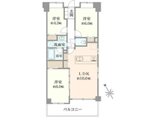 【神奈川県/川崎市宮前区土橋】コスモ鷺沼エクセラ 間取り図