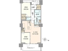 【神奈川県/横浜市青葉区美しが丘】ドレッセWISEたまプラーザ B棟 間取り図