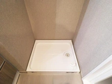 【神奈川県/横浜市都筑区中川中央】マイキャッスルセンター北II 洗面室：洗濯機置き場