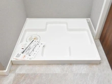 【神奈川県/川崎市宮前区東有馬】東急ドエルアルス鷺沼東 洗面室：洗濯機置き場