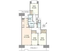【神奈川県/横浜市都筑区北山田】ヒルトップコートきらめきの街 1番館 間取り図