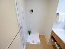 【神奈川県/川崎市宮前区宮崎】ライオンズマンション宮崎台第3 洗面室：洗濯機置き場