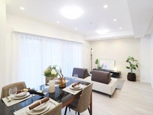 【神奈川県/横浜市都筑区北山田】ビューリッシュ港北ニュータウンアジュリーヌ リビング・ダイニング：※家具・調度品等は販売価格に含まれておりません。
