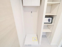 【神奈川県/横浜市都筑区北山田】ビューリッシュ港北ニュータウンアジュリーヌ 洗面室：洗濯機置き場