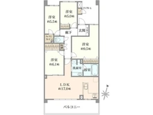 【神奈川県/横浜市都筑区北山田】ビューリッシュ港北ニュータウンアジュリーヌ 間取り図