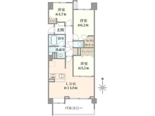 【神奈川県/川崎市宮前区南野川】サンクタス鷺沼ヴィル・ド・ヴェール 間取り図