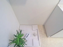 【神奈川県/川崎市宮前区土橋】プレジデント鷺沼 洗面室：洗濯機置き場