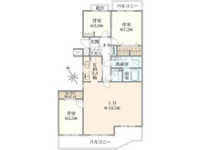 【神奈川県/横浜市青葉区あざみ野】あざみ野団地 第3-1-1号棟 間取り図