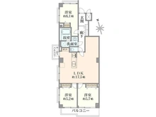 【神奈川県/川崎市宮前区宮前平】東急ドエル宮崎台テラス A棟 間取り図
