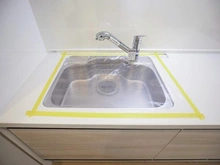 【神奈川県/横浜市青葉区あざみ野】あざみ野団地 3-3-1号棟 キッチン：シンク