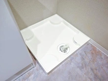 【神奈川県/横浜市都筑区佐江戸町】クレストフォルム市ヶ尾南 洗面室：洗濯機置き場