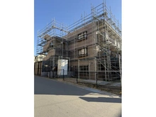 【神奈川県/川崎市宮前区有馬】ファミール鷺沼 外観：大規模修繕工事中