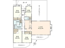【神奈川県/川崎市宮前区有馬】ファミール鷺沼 間取り図