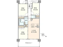 【神奈川県/横浜市都筑区池辺町】クオス鴨居IIレジデンシャルステージ 間取り図