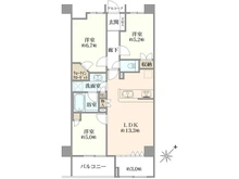 【神奈川県/横浜市青葉区新石川】ディーレスティアたまプラーザフォースレジデンス 間取り図